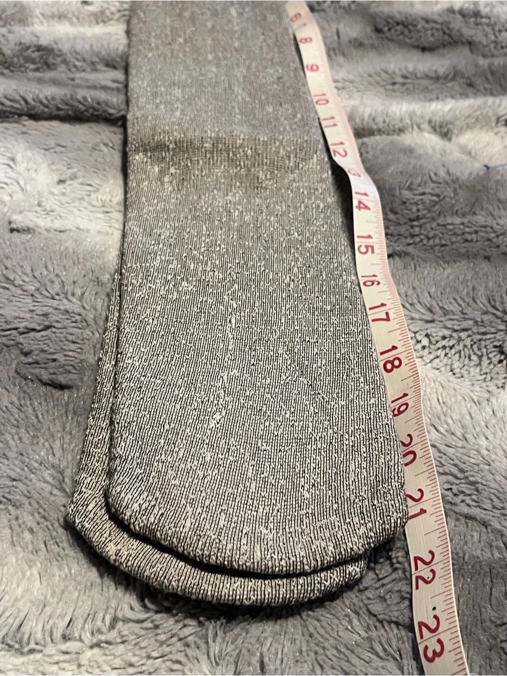 Men's Two-Tone Crew Socks - Black & Gray Winter